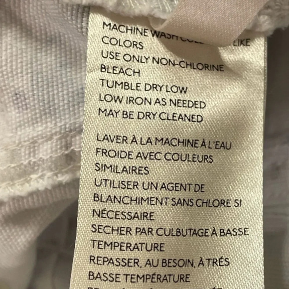 ANTHROPOLOGIE NWOT Wanderer Watercolor Cargo Pants in Neutral Motif - Picture 11 of 13